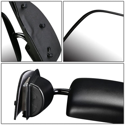 92-06 Ford E-150/E-250/E-350/E-450/E-550 Manual Side Mirror Black Left
