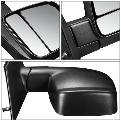 2008-2018 Chevrolet Express GMC Savana Manual Mirror - Black