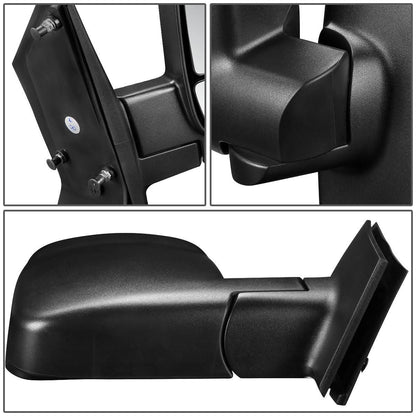 2008-2018 Chevrolet Express GMC Savana Manual Mirror - Black
