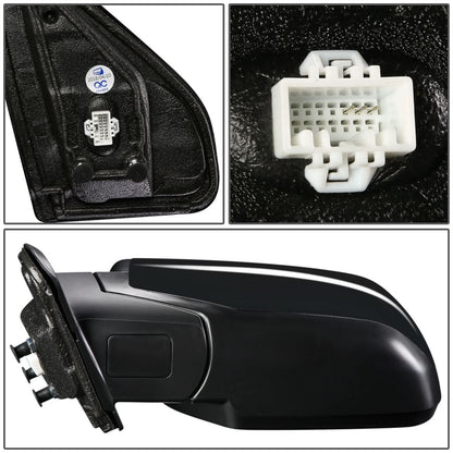 2009-2015 Honda Pilot OEM Style Powered Side Mirror - Textured Black