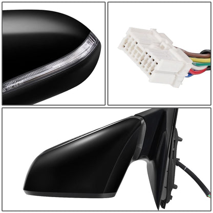 2015-2017 Hyundai Sonata OEM Powered Heated Side Mirror Left