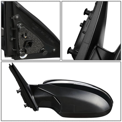 2011-2013 Kia Optima OEM Powered Side Mirror - Textured Black Left