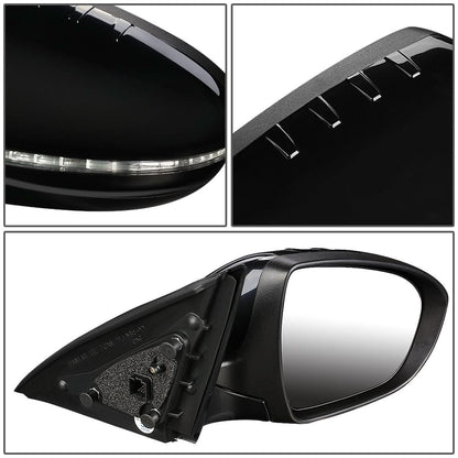 2011-2013 Kia Optima OEM Style Powered Side Mirror - Textured Black