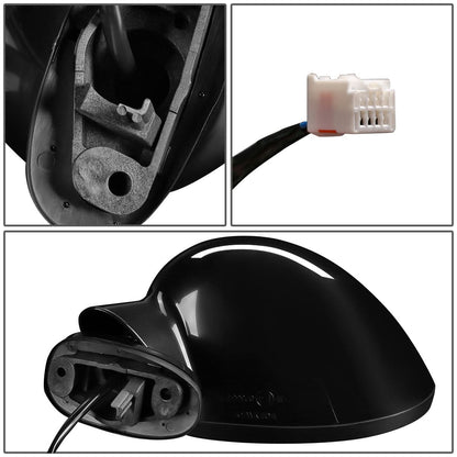 06-15 Mazda Miata OEM Style Powered Side Mirror - Paintable Black
