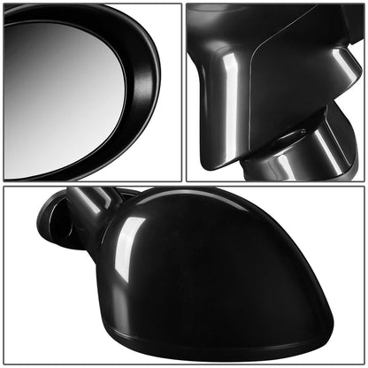 06-15 Mazda Miata OEM Powered Side Mirror - Paintable Black Right