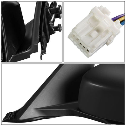 03-05 Nissan 350Z OEM Powered Paintable Black Left Side Mirror