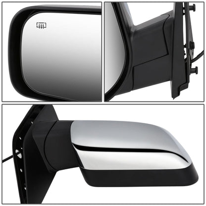 04-15 Nissan Titan/Armada & Infiniti QX56 Chrome Heated Power Mirror