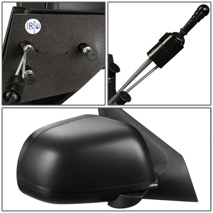 2012-2015 Nissan Versa OEM Style Right Side Mirror - Manual