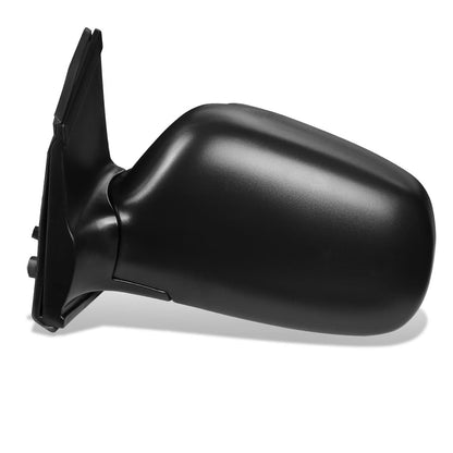 1998-2003 Toyota Sienna OEM Manual Side Mirror - Paintable Black Left