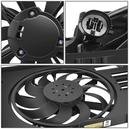 Ford Transit Connect OE Style Radiator Fan - 2.0L Engine Black