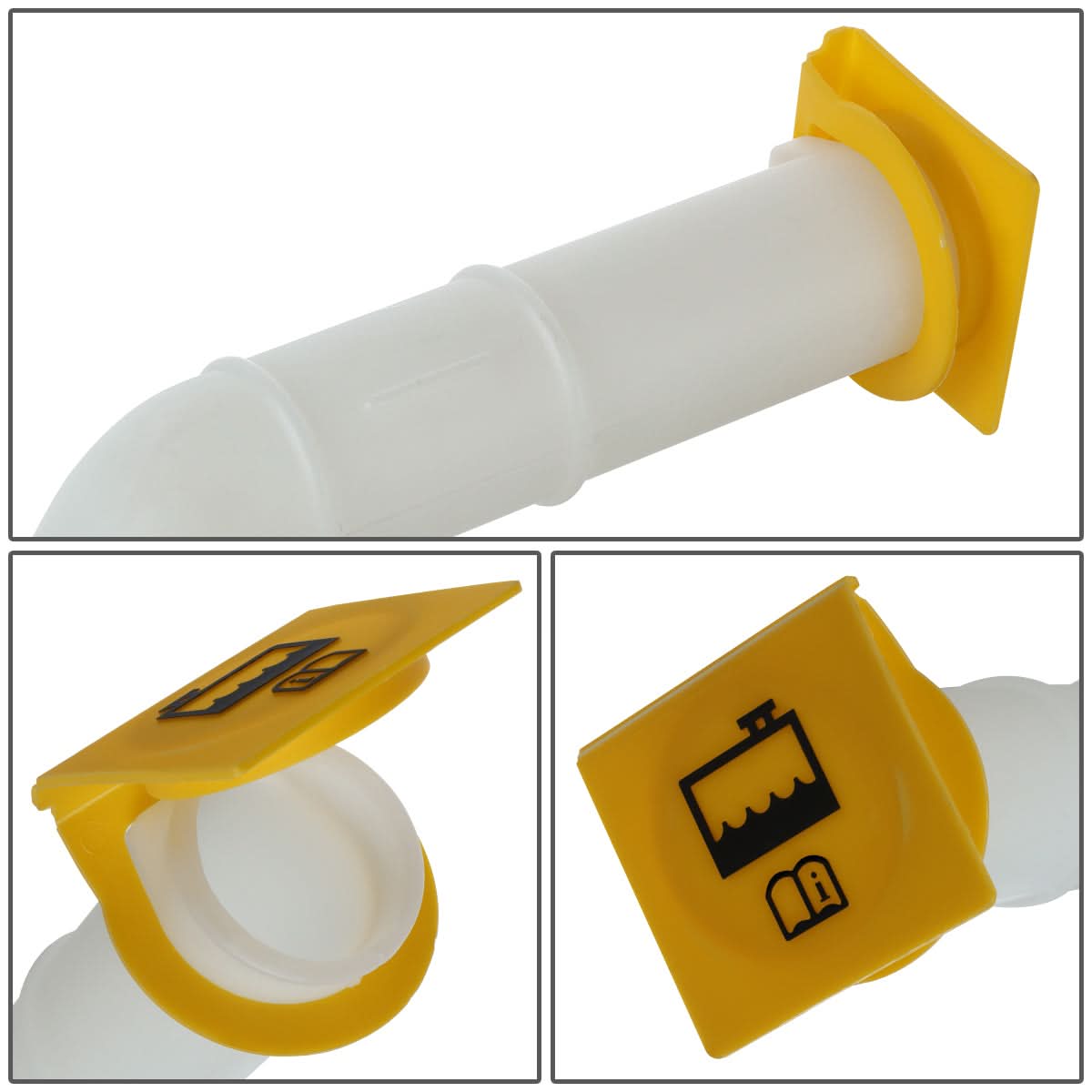 01-03 Dodge Caravan/Grand Caravan Coolant Recovery Tank - White