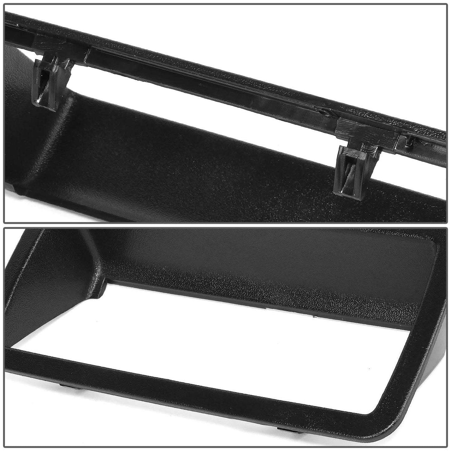 96-00 Isuzu Hombre Door Handle Covers w/ Keyhole Textured Black ABS