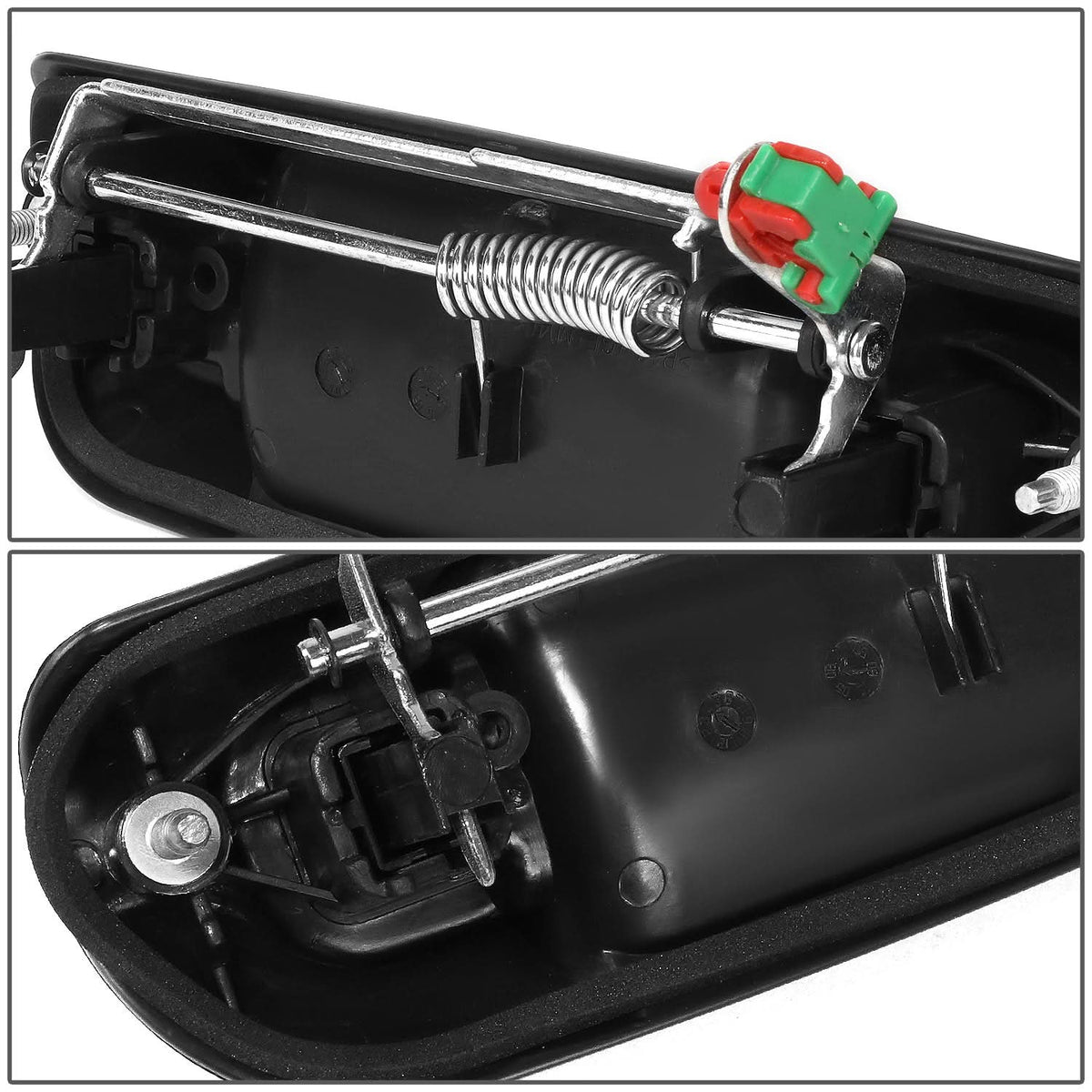 1999-2004 Jeep Grand Cherokee Smooth Black Door Handle Covers ABS