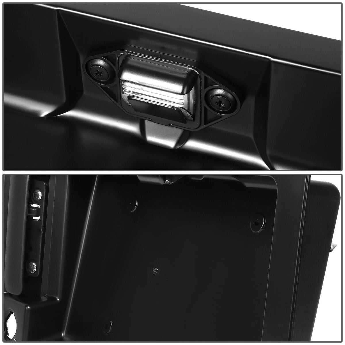 1992-2008 Ford E-Series Door Handle Covers - Smooth Black ABS