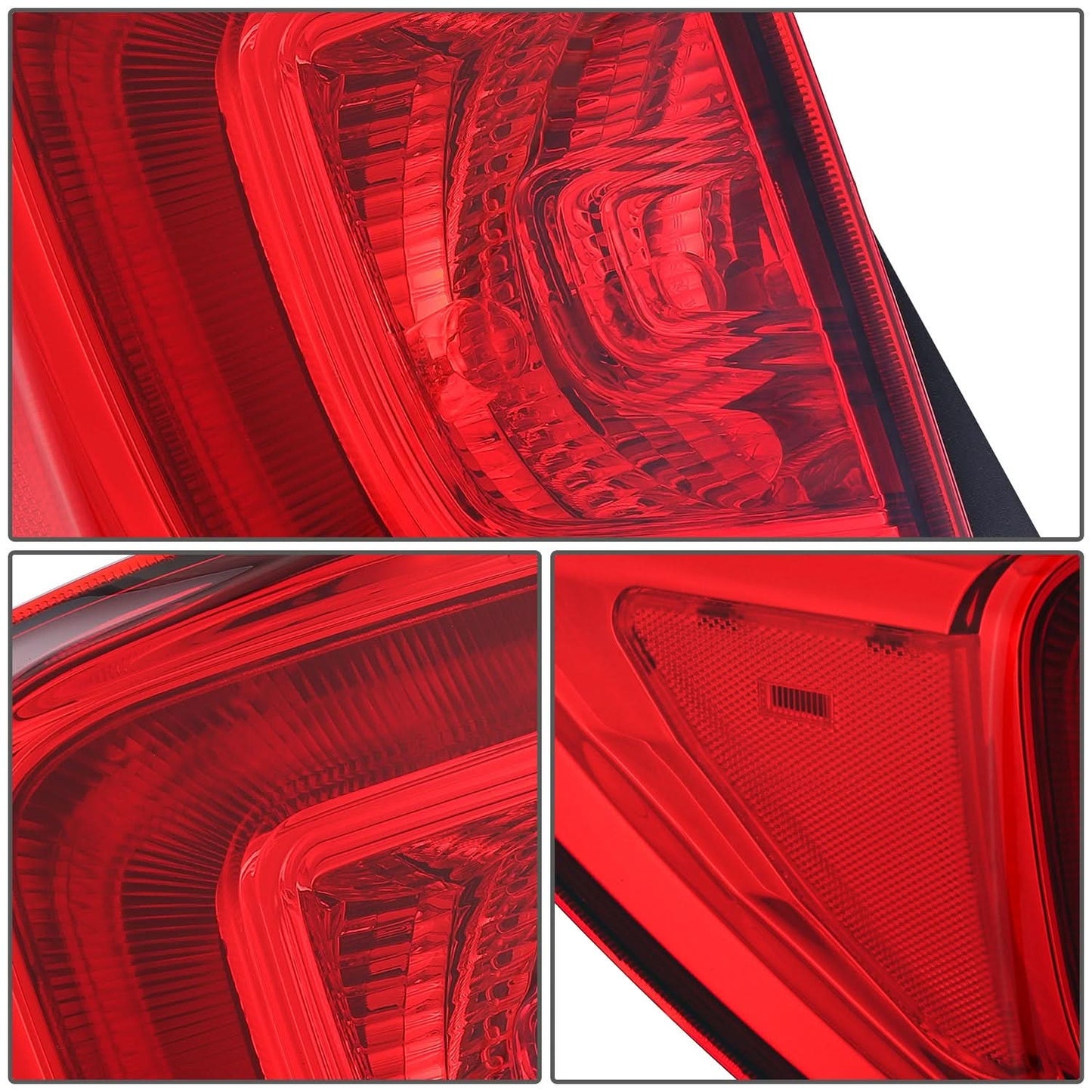 2016-2018 Honda Pilot OE Style Outer Tail Light - Chrome Housing Left