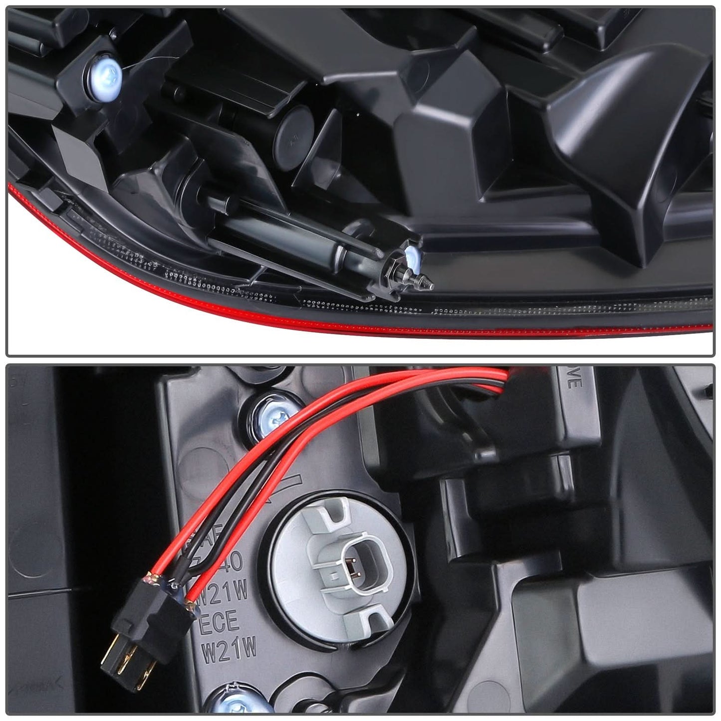 2016-2018 Honda Pilot OE Style Outer Tail Light - Chrome Housing Left