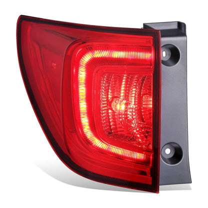 2016-2018 Honda Pilot OE Style Outer Tail Light - Chrome Housing Left