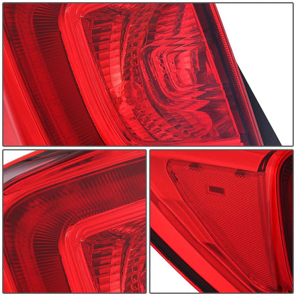 2016-2018 Honda Pilot OE Style Tail Lights - Chrome Housing