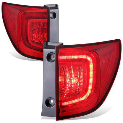 2016-2018 Honda Pilot OE Style Tail Lights - Chrome Housing