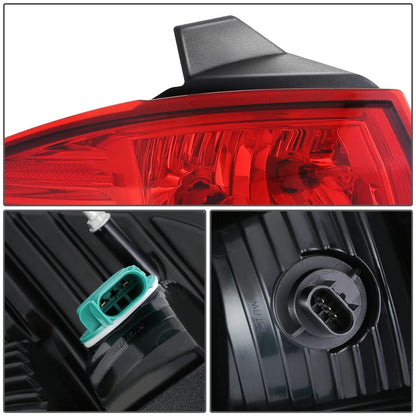 09-20 Dodge Journey OE Style Tail Lights Chrome Housing Left & Right