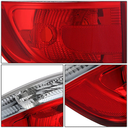 2011-2013 Dodge Durango OE Style Tail Light Set - Chrome Housing