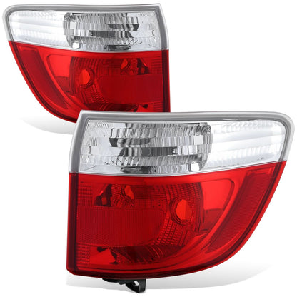 2011-2013 Dodge Durango OE Style Tail Light Set - Chrome Housing
