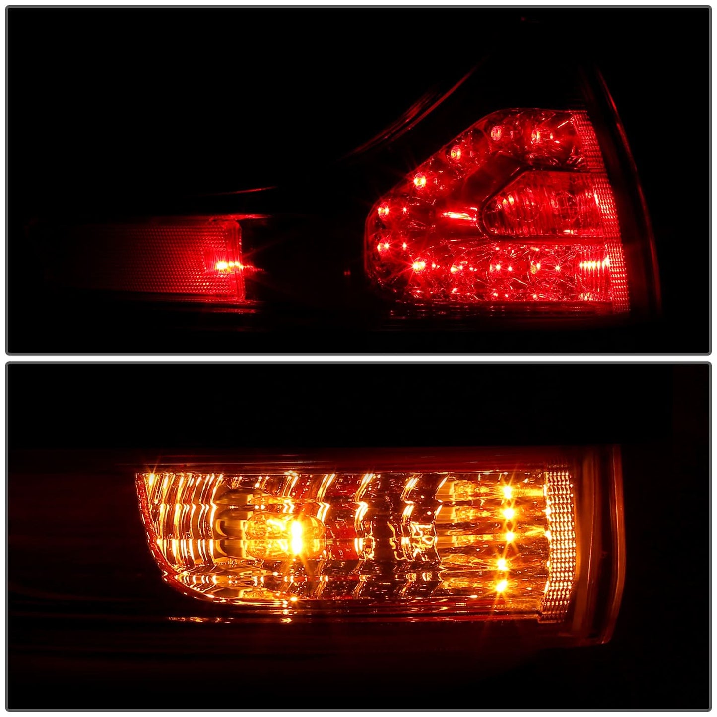 2011-2014 Toyota Sienna OE Style LED Tail Light - Left Red/Clear