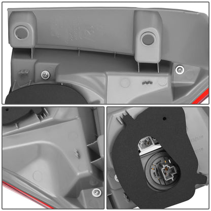 2011-2014 Toyota Sienna OE Style LED Tail Light - Left Red/Clear