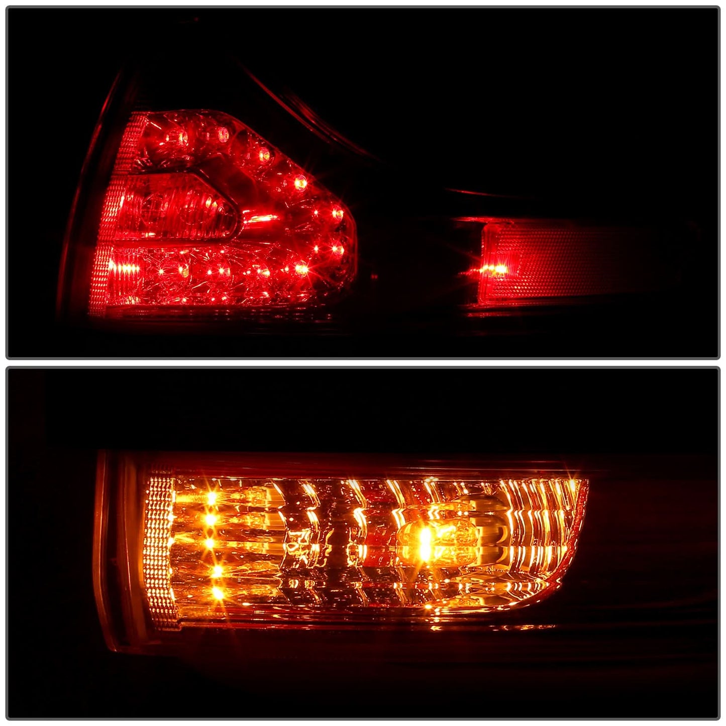 2011-2014 Toyota Sienna OE Style LED Tail Light - Right Side Red/Clear