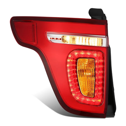 2011-2015 Ford Explorer OE Style Tail Light Red/Clear Left Side