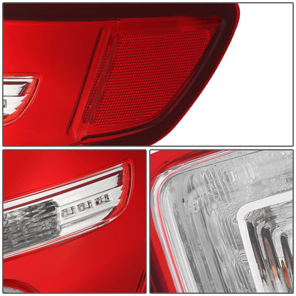 2011-2015 Ford Explorer OE Style Tail Light - Red/Clear Right Side