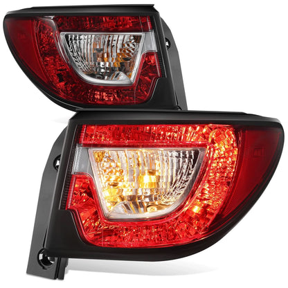 2013-2017 Chevrolet Traverse OE Style Tail Light Set - Chrome Housing