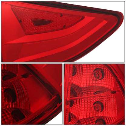 2018-2023 Honda Odyssey OE Style Tail Light - Red/Clear Lens