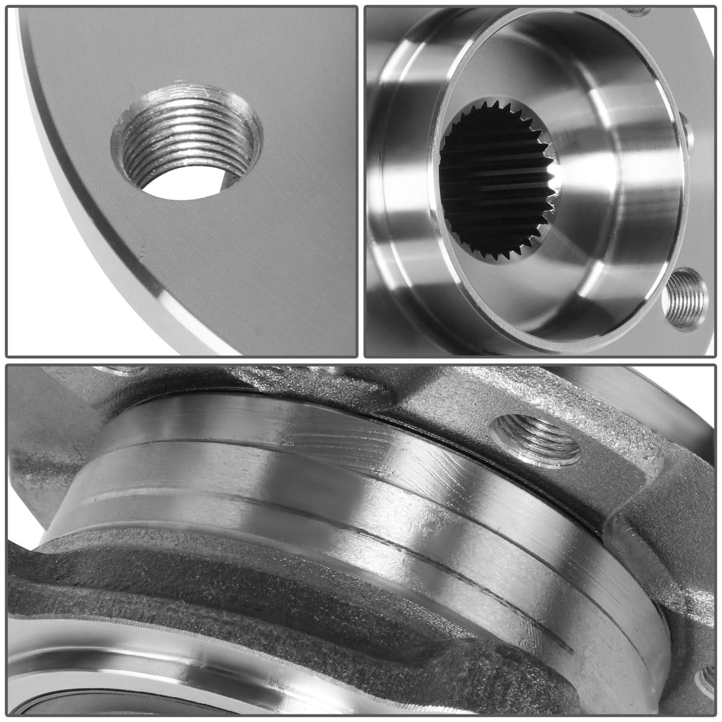 2007-2018 BMW X5 X6 AWD Wheel Hub & Bearing Assembly Set