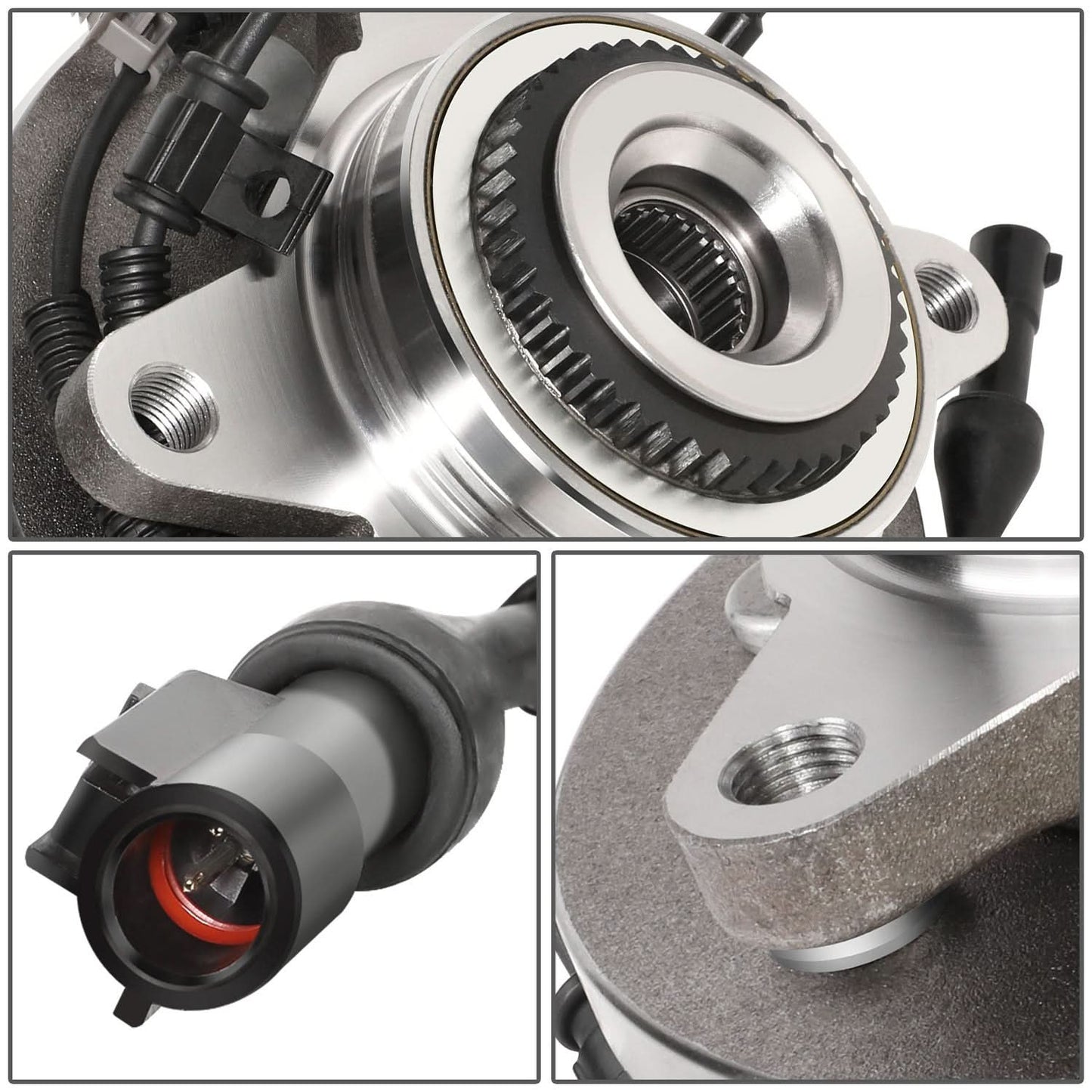 2009-2010 Ford F-150 Front Wheel Hub & Bearing Assembly Set 4WD 6-Lug