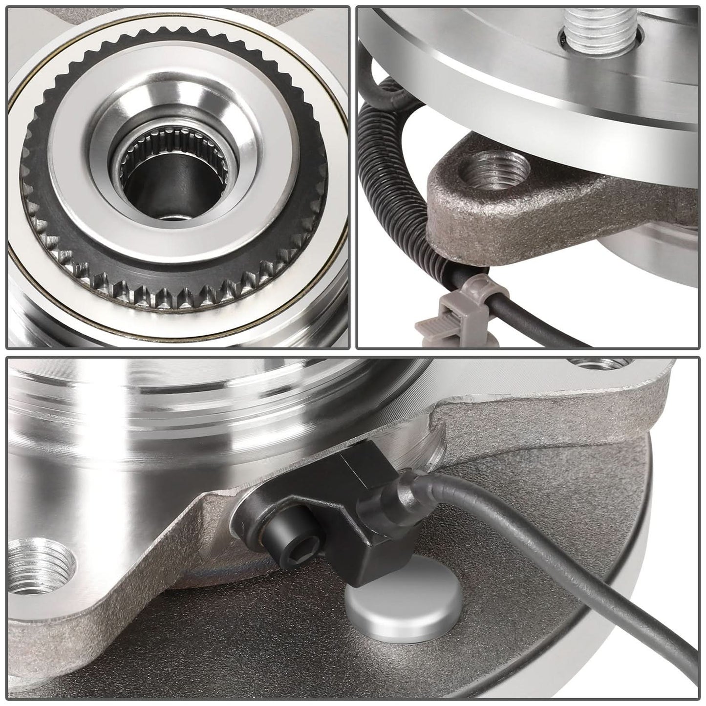 2009-2010 Ford F-150 Front Wheel Hub & Bearing Assembly Set 4WD 6-Lug