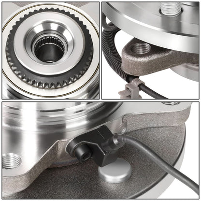 2009-2010 Ford F-150 Front Wheel Hub & Bearing Assembly Set 4WD 6-Lug