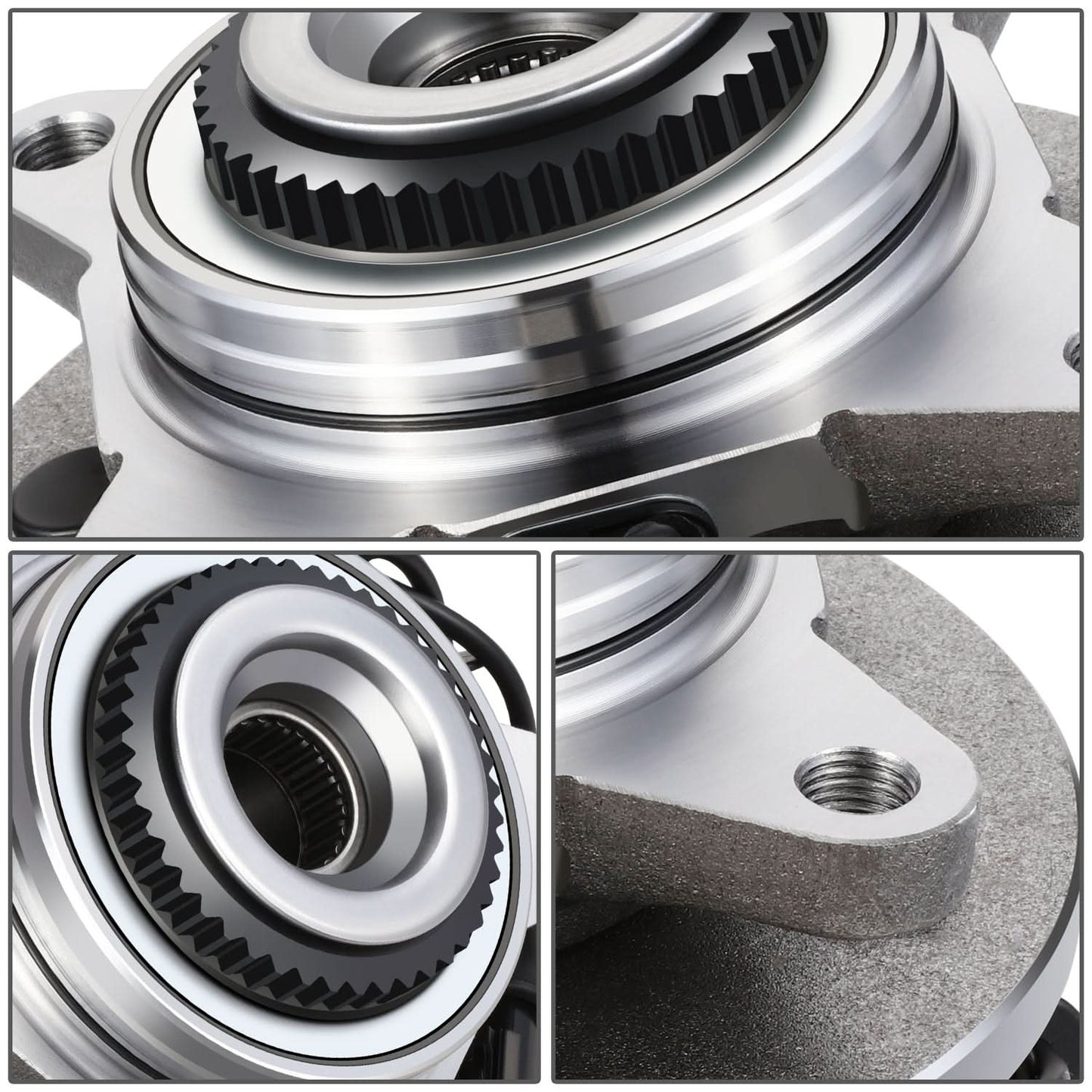 2004-2005 Ford F-150 4WD Wheel Hub & Bearing Assembly Set