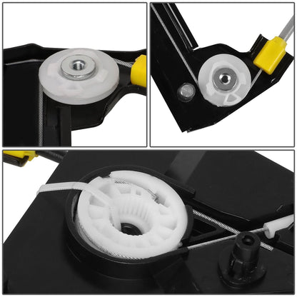 04-14 Audi A3 Window Motor & Regulator Set - Steel/Plastic