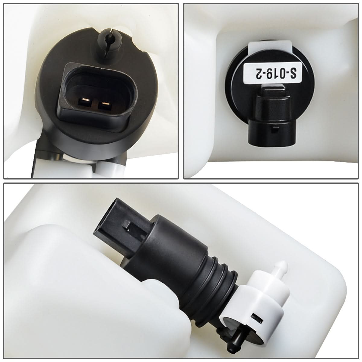 05-07 Jeep Liberty Windshield Washer Pump - White