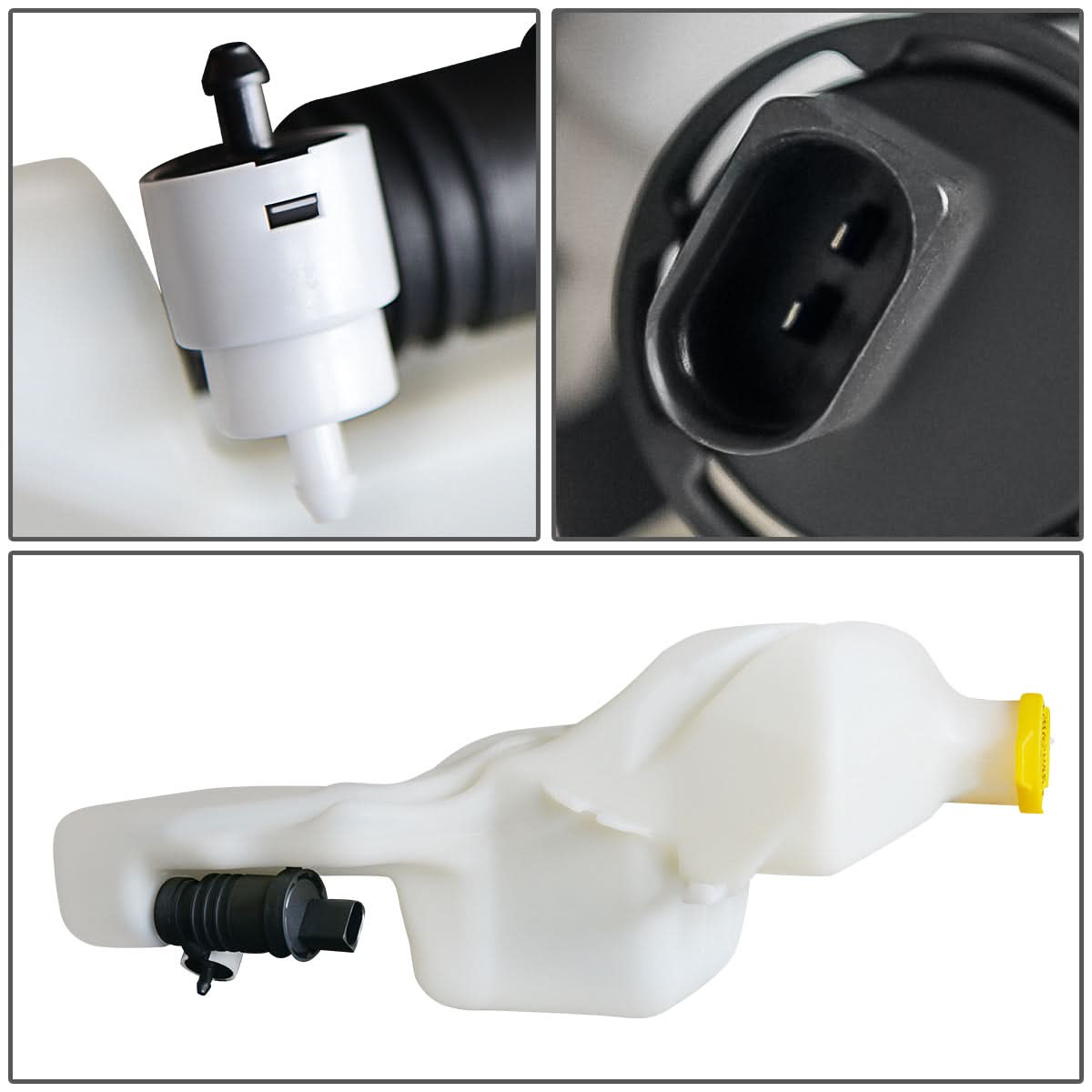 2017-2020 Jeep Compass Windshield Washer Pump - White