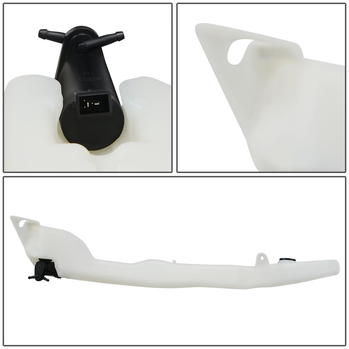 10-13 Ford Transit Connect Windshield Washer Pump with Rear Wiper White
