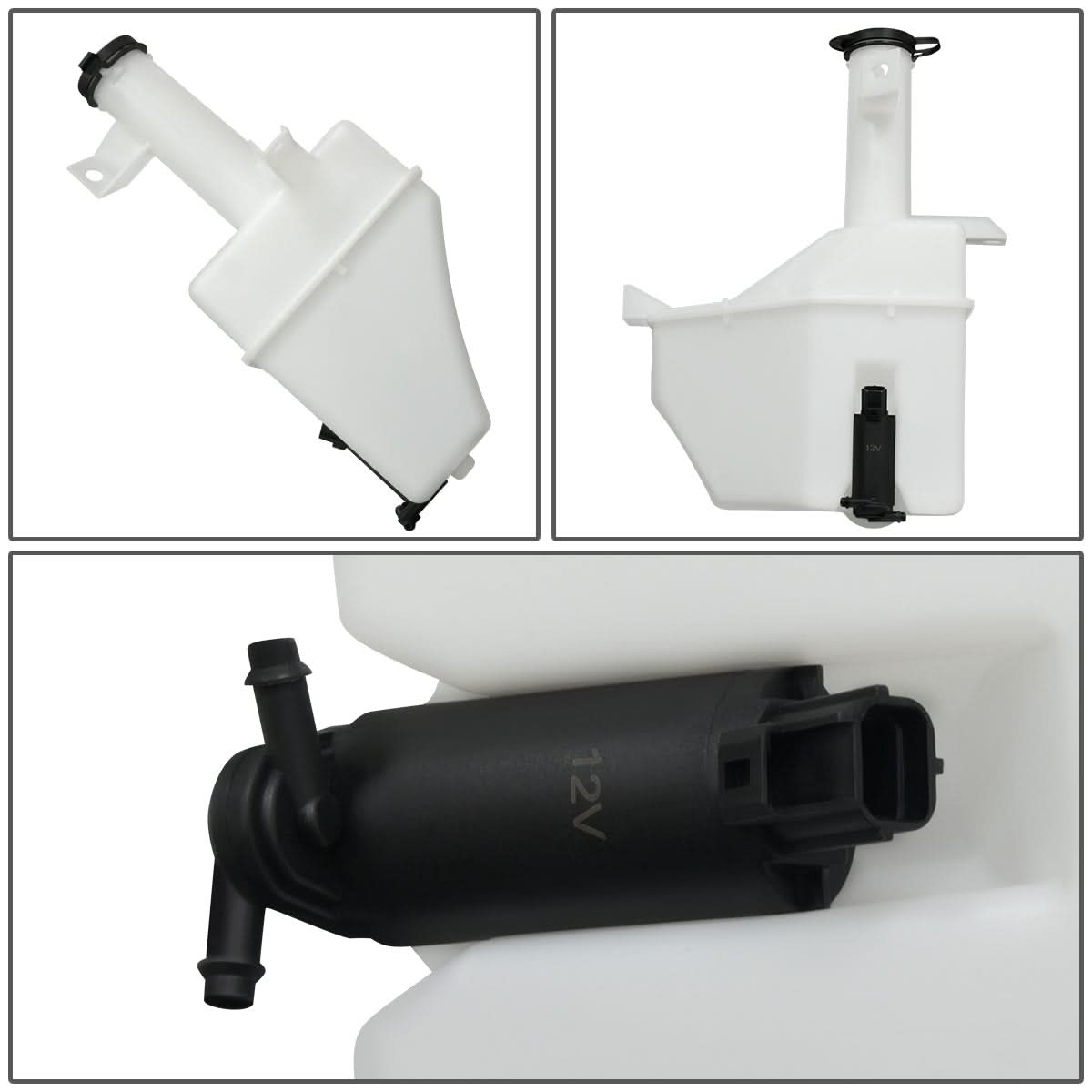 1999-2007 Ford F-250/F-350 Super Duty Windshield Washer Pump White