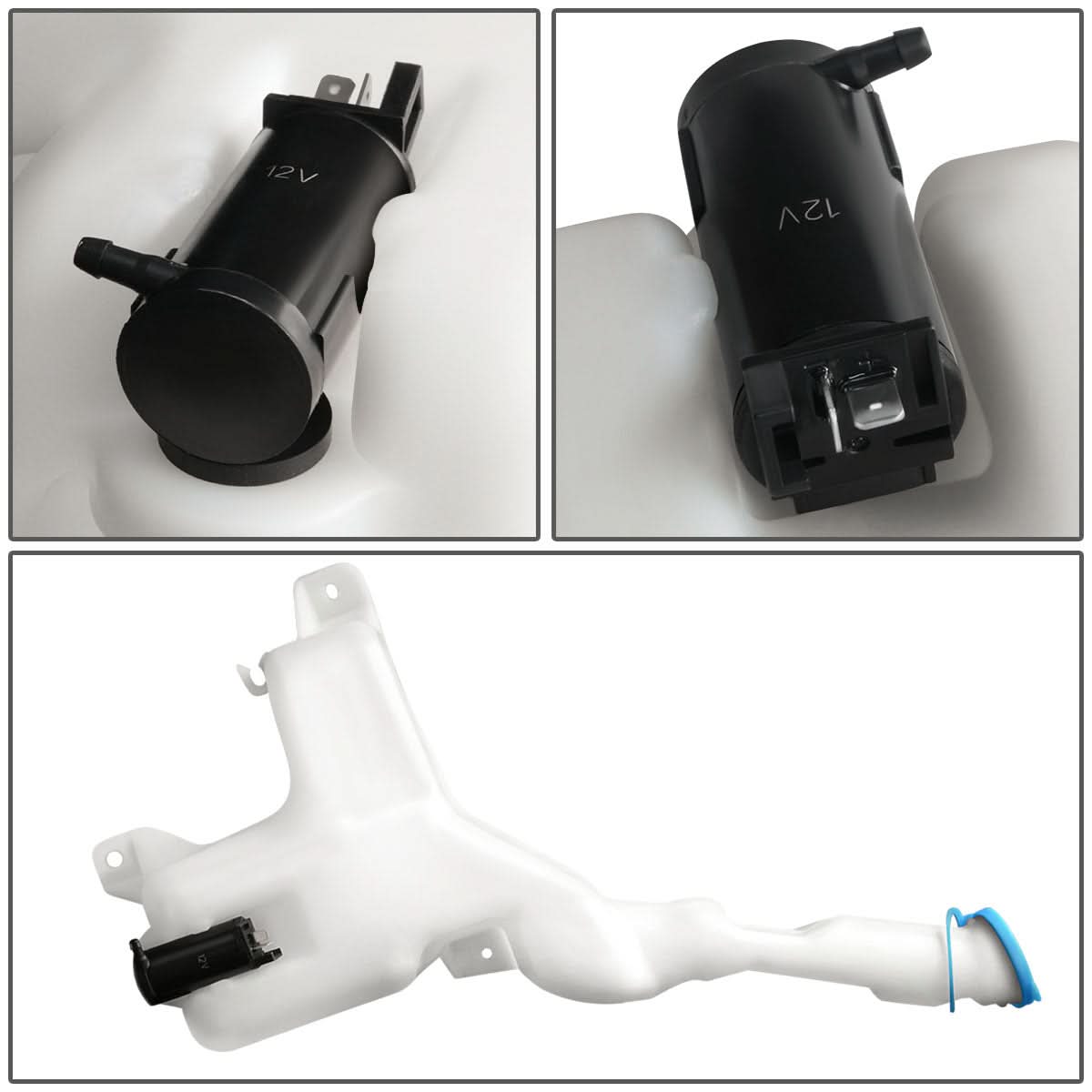01-05 Honda Civic Windshield Washer Pump Sedan/Coupe White