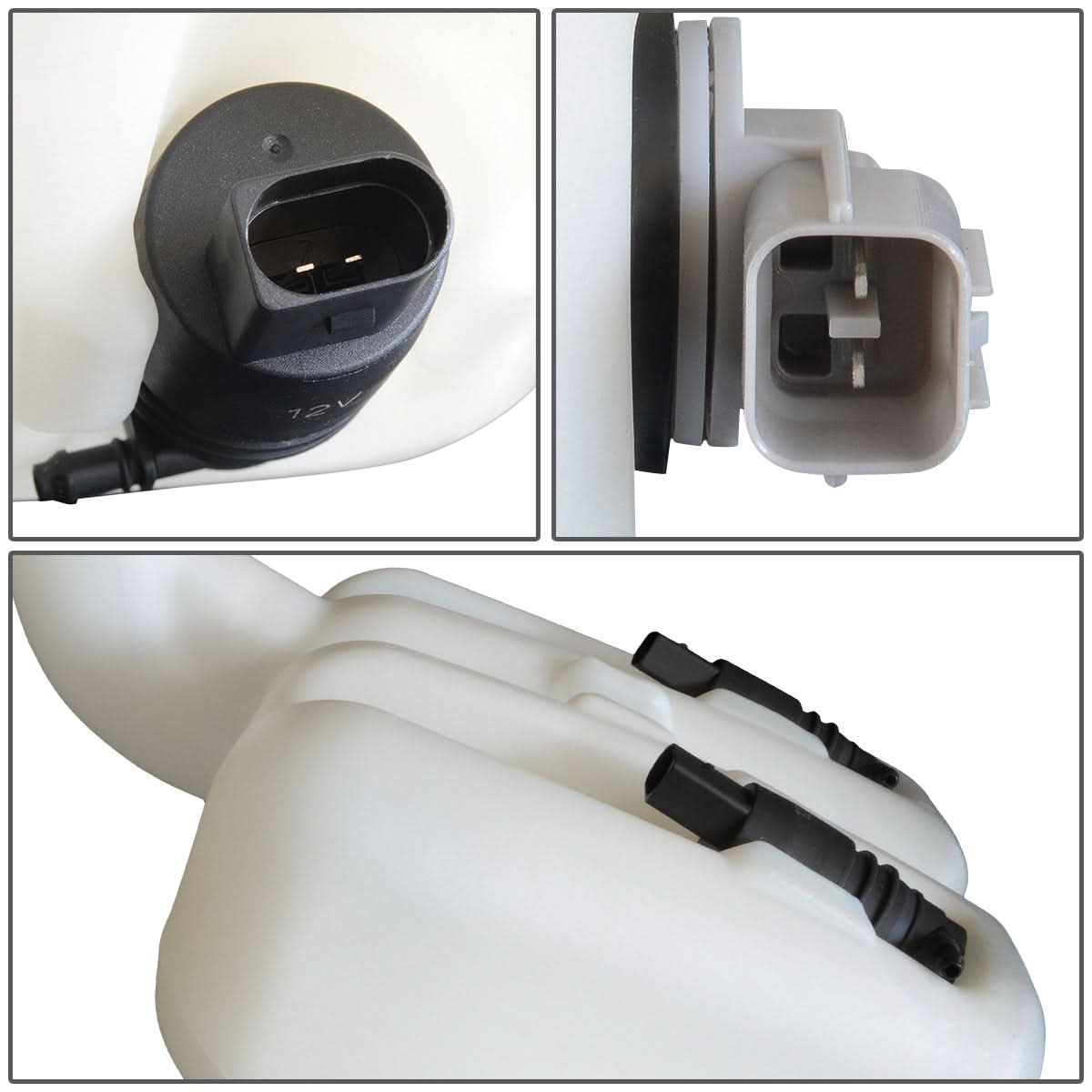 2012-2014 Honda Pilot Windshield Washer Pump - White