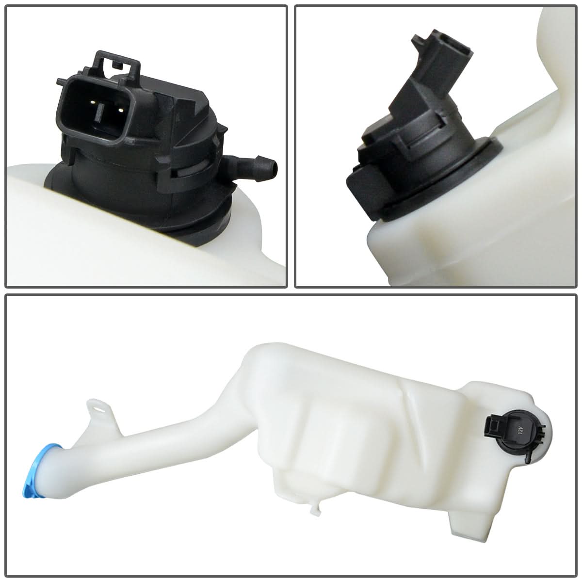 13-15 Honda Accord Windshield Washer Pump - USA Built Models White