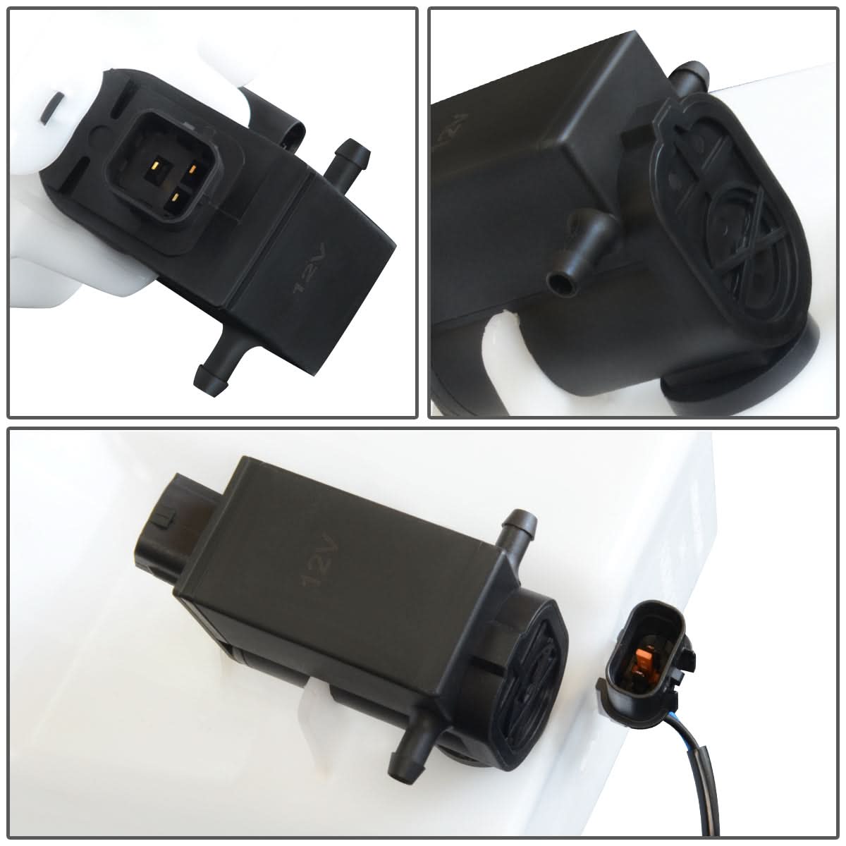 2010-2012 Hyundai Santa Fe Windshield Washer Pump - White