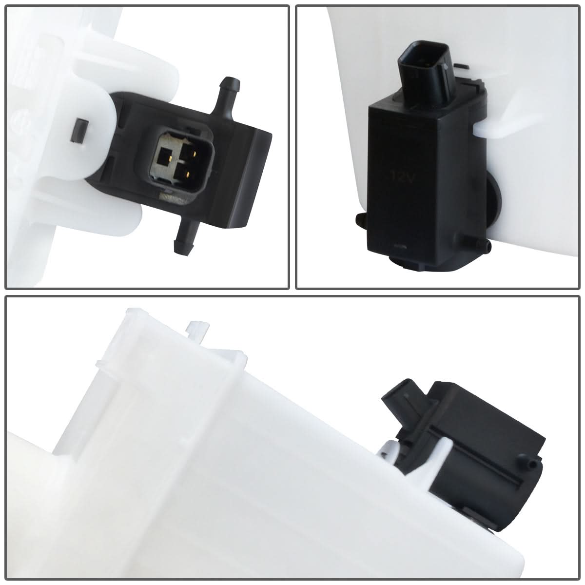 01-06 Hyundai Santa Fe Windshield Washer Pump - White