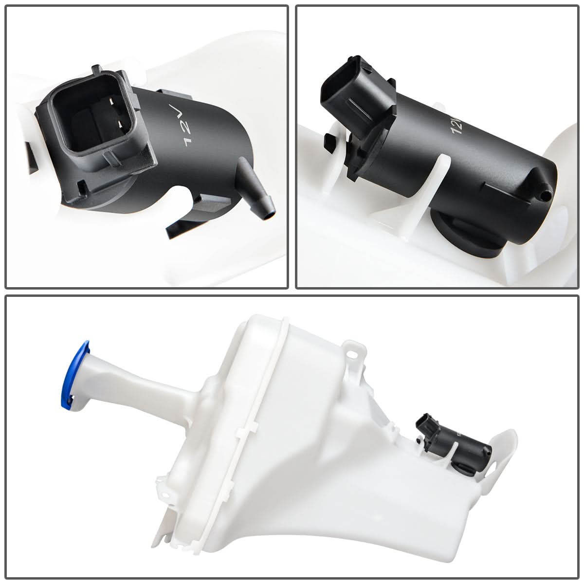 2014-2016 Hyundai Elantra Windshield Washer Pump White
