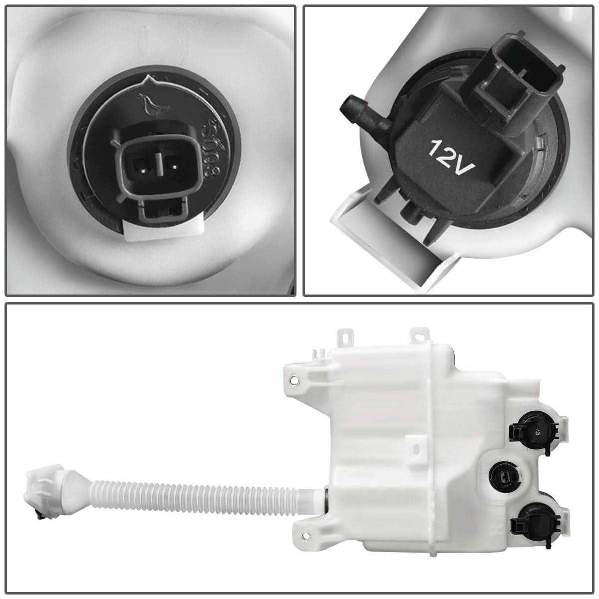 10-15 Lexus RX350 Windshield Washer Pump - White